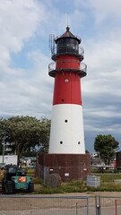 Lighthouse along the North Sea in Germany