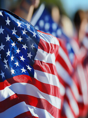 USA Flag Design &ndash; 4th of July Independence Day Celebration