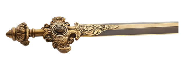 St. Paul�s Sword for Religious Symbolism - Isolated on White Background