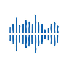 frequency noise icon doodle illustration