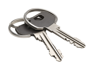 St. Peter�s Keys for Religious Symbolism - Isolated on White Background