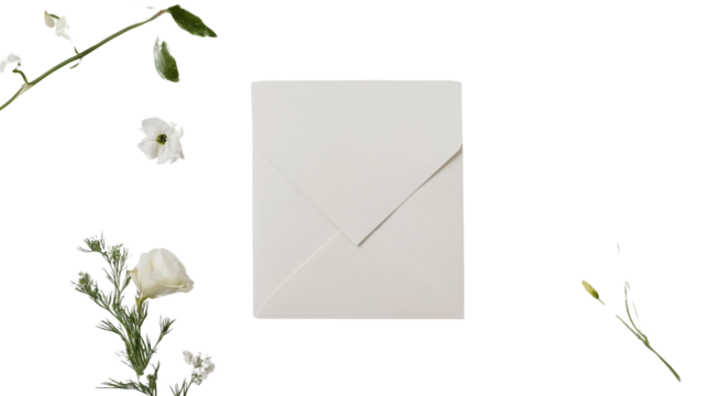 Elegant Calligraphy Wedding Invitation Card Mockup in High Resolution