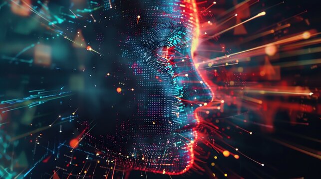 High-tech data concept showcasing AI crypto analytics and smart interfaces - Powered by Adobe