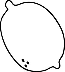 Cartoon Fruit Food Vegetables Cute picture elements Illustration