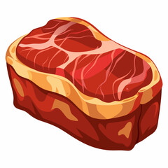 Juicy steak cuts arranged neatly on a wooden board, showcasing a variety of textures and marbling.