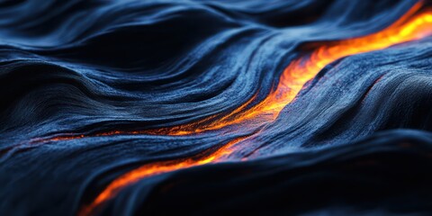 Abstract flowing colors