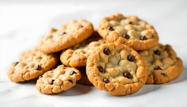 cookies isolated on white background