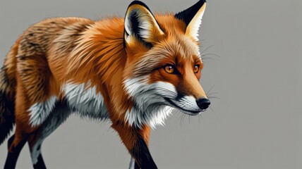 Fototapeta premium red fox vulpes
