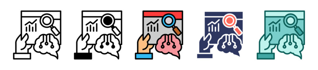 Business Intelligence multiple icon