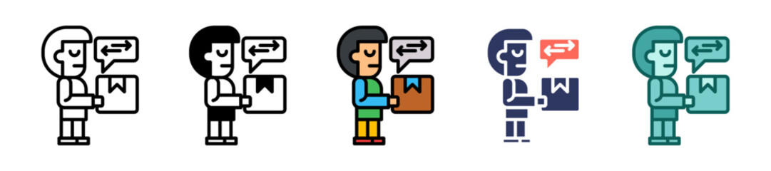 Service Delivery multiple icon