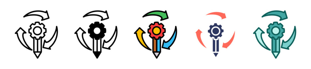 Streamline Process multiple icon