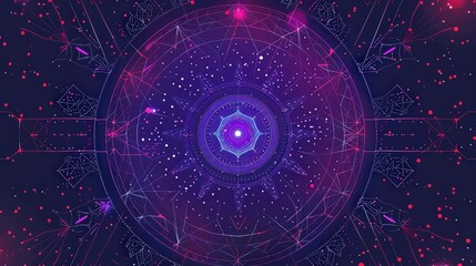 Fototapeta premium Smart contract metrics and crypto flow visualized with AI powered tools