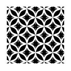 Fototapeta premium Vector Cute Ornamental Seamless Pattern. Geometric Flower Stylish Texture. Vector Floral Ornamental Seamless Pattern. Geometric Flower Stylish Texture. Abstract Retro Tile Texture.