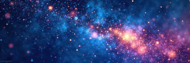 Obraz premium Elegant galaxy save the date cards; watercolor stars, gold sparkle, night sky, wedding invitation template, elegant, astronomy