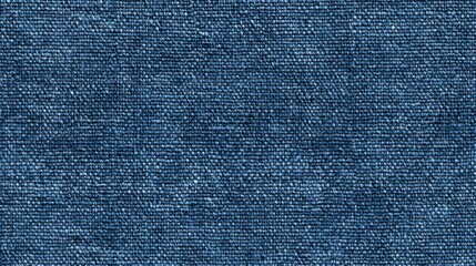 Fototapeta premium seamless blue denim fabric texture, perfectly flat surface without folds or creases