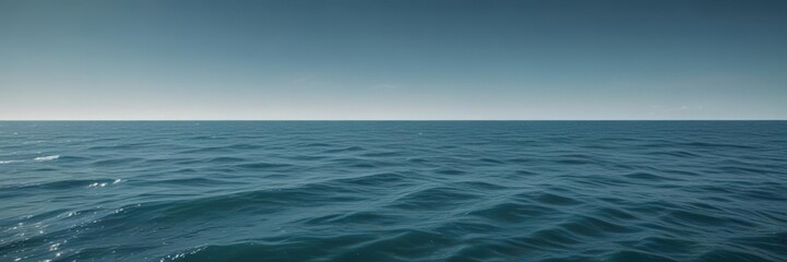 Obraz premium Subtle light blue to deep teal gradient, evokes tranquil ocean depths, design, image