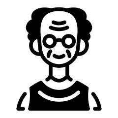 This Grandpa icon is suitable for Family, Fathers Day, Family Day, etc