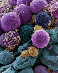 Papillary carcinoma shows papillae-like structures under the microscope.