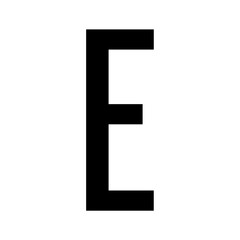 Letter E  initial logo design vector template.