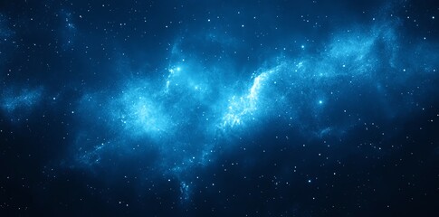 Naklejka premium Deep Space Nebula Cosmic Background
