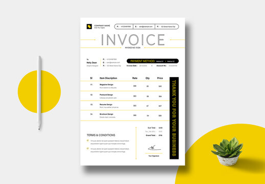 Invoice Template Layout