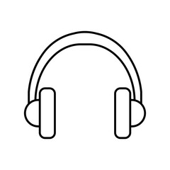 headphone line icon