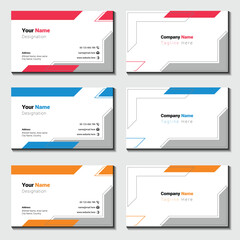 Business Card Bundle Design Template