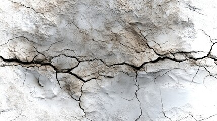 Fototapeta premium Cracked texture background showing signs of age and decay in an eco-friendly design mockup space