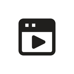 youtube icon vector. Linear style sign for mobile concept and web design. youtube symbol illustration. Pixel vector graphics - Vector.	