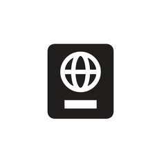 Passport icon vector. Linear style sign for mobile concept and web design. Passport symbol illustration. Pixel vector graphics - Vector.	