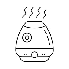 humidifier icon, humidifier line art - simple line art of humidifier, perfect for humidifier logos and icons