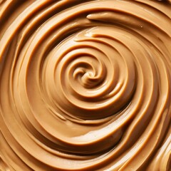 Swirled Caramel Cream Texture