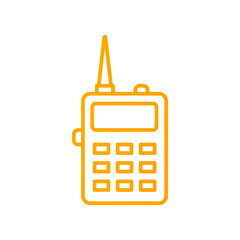 walkie talkie gradient icon