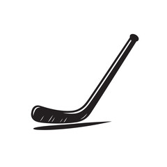 Hockey Stick Sports Equipment Silhouette Clipart