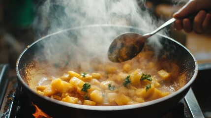 Butternut on wood, cooking.