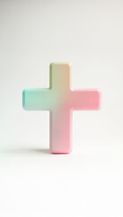 Obraz premium Minimal design and pastel palettes combine in these 3D plus icons, offering a refined solution for wellness or tech driven contexts.