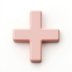 Obraz premium Minimal design and pastel palettes combine in these 3D plus icons, offering a refined solution for wellness or tech driven contexts.