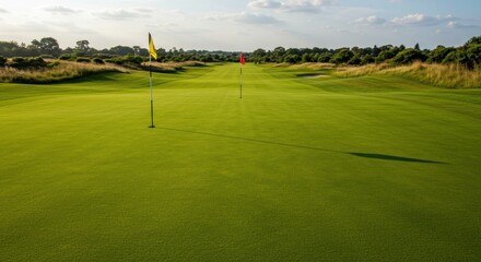Obraz premium Golf Course Landscape Photos