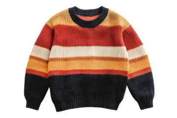 Cozy striped knit sweater autumn winter fashion warm soft colors comfy knitwear