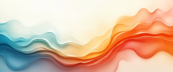 Fototapeta premium Rainbow Marbled Acrylic Ink Wave Texture – Bold Abstract Color Swirls Art