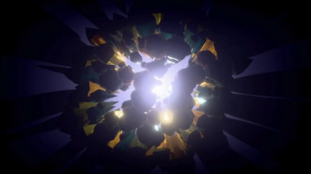 Blue glowing digital globe with network lines and starry background, symbolizing global technology and communication.