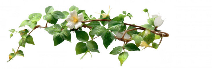 Fresh Green Ivy Plant Vines Transparent Background