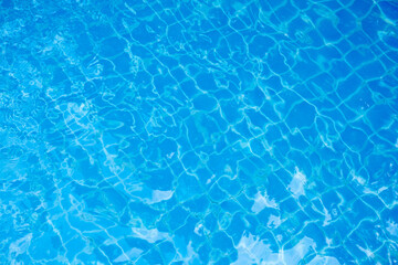 Water surface in a swimming pool