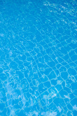 Water surface in a swimming pool