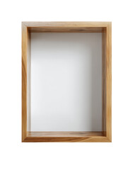 Wooden Frame for Wall Hanging Artwork Mockup and Realistic Display