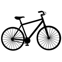 vintage bicycle vector illustration