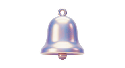 Isolated Silver Shiny Metallic Bell