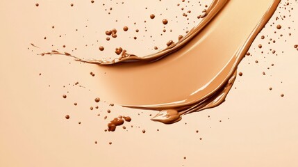 Makeup foundation frame.