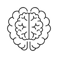 brain intelligence and wisdom icon, brain intelligence and wisdom line art - simple line art of brain intelligence and wisdom, perfect for brain intelligence and wisdom logos and icons