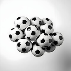 Pile of Soccer Balls